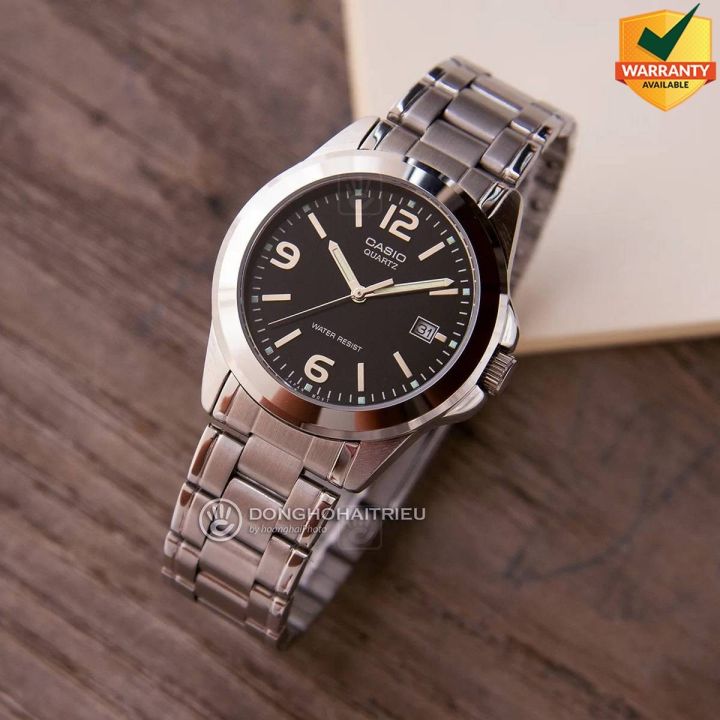 Original Casio - MTP-1215A-1ADF - Stainless Steel Watch for Men