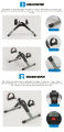 Pedal Exerciser for Seniors Desk Bike Cycle - Foot Pedal Exerciser - Foldable Portable Foot, Hand, Arm, Leg Exercise Pedaling Machine - Folding Mini Stationary Bike , Fitness Gym Equipment. 
