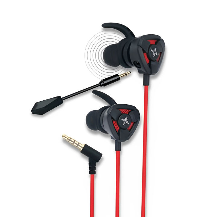 Interlink Battle G Gaming Earphones with Microphone, 8D Stereo - Main Image