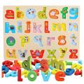 Timy Wooden Alphabet Puzzle Board. 