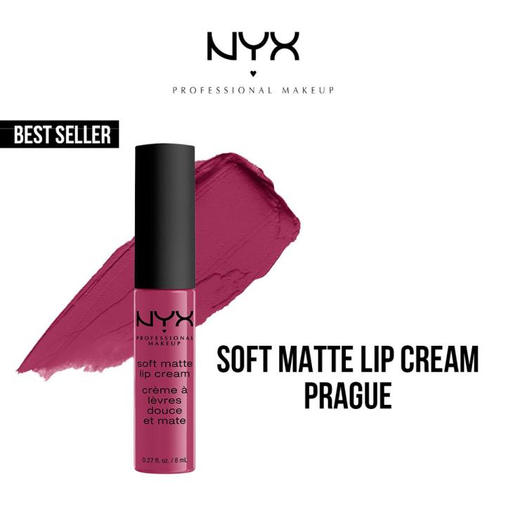 NYX Professional Makeup - Cosmetics Soft Matte Lip Cream Liquid Lipstick Prague