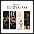 Bookmarks | Set of 4 | Inspired by Namal written by Nimrah Ahmed | Bookmarks for Urdu Novels, English Books and Quran | Bookish Gift Idea | Book quotes. 
