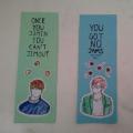 BTS  bookmark custmomized bookmarks. 