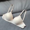 Non Wired Brazier for Women Plain Foam Padded Lifting Bras for Girls with Adjustable Straps and Back Closure for B and C Cups. 