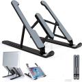 New Laptop Stand - Adjustable Portable Laptop Stand For Desk - Foldable Plastic Non-slip Stand For Laptop And Tablet. 