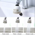 Faucet Head - 360° Rotatable Faucet Spray Head Tap, Splash Filter Nozzle, 3 Modes Adjustment. 