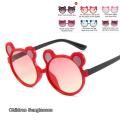 【hot】 Lovely Bear Ears Baby Sunglasses Outdoor Children Vintage Sun Glasses Summer Kids Girl Boys UV-Protection Shades Eyewear. 