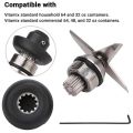 Blender Wet Blade Assembly with Wrench & Drive Socket Removal Tool Kit Replacement Parts for Vitamix 5200 Series. 