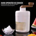 Portable Manual Ice Crusher for Smoothies and Ice Cream - High Quality, Easy to Use, and Durable-GOLA GANDA Maker. 