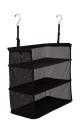 Travel Luggage Suitcase Organize Portable Hanging 3 Shelves To Go,  Clothing Towel Storage Rack. 