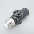 White Black US America power plug AC to E27 E26 to US Light Bulb Adapter Lamp Holder Base Socket Pull Chain Switch Conversion c1. 