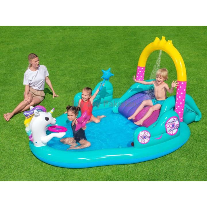BESTWAY 53097 Unicorn Play Centre 9' x 6'6" x 54"