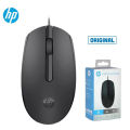 HP M10 Portable Ergonomic Design Computer Mouse Wired Usb Business Office Mouse HP Original HPs M10 BLACK COLOR Optical Laptop Mouse Portable Desktop Notebook Computer Office USB Wired Gaming Black New Mouse. 
