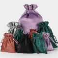 Drawstring Velvet bags Luxurious Single side Velvet Jewelry pouches Jewelry Flocking Drawstring pouches for Wedding favors Jewelry storage Party decorations Bridal shower gifts Travel accessories. 