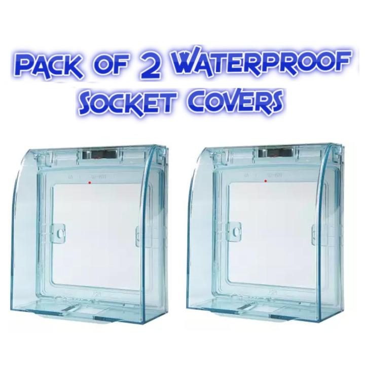 Pack of 2 Waterproof Socket Covers