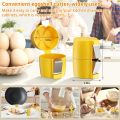 Egg Topper & Cracker - Hard Boiled Egg Peeler & Shell Opener - Handheld Egg Slicer - Kitchen Gadget. 