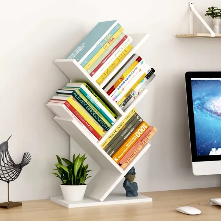 Tree-shaped%20bookshelf%20Bookcase%205-tier%20bookshelf%20Floor%20standing%20book%20shelves%20-%20Image%202