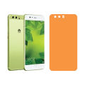 Back Paper For Huawei P10 Plus Lamination Anti-Stain-1080 Light Orange Sheet Wrap Cover. 