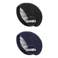 Satin Lined Bonnet Hat For Women Men Soft Adjustable Sleeping Hat Curly Hair Care Unisex Silk Night Hair Cap Muslim Turban HatNIUMAO. 