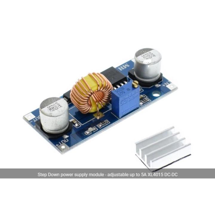 DC-DC Buck Regulator XL4015 adjustable step-down module 4~38VDC-5A