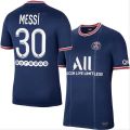 EZGONEW Psg Jersey Paris Saint Germain -2022 Home Blue Away White Messi No. 30 jersey Soccer Shirts Hot selling~365~. 