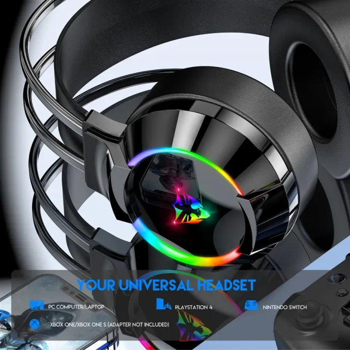 Gaming%20G605/%20G606%20Headset-%2050mm%20Drivers,%207.1%20Surround%20Sound,%20RGB%20Lighting,%20Detachable%20Stereo%20Voice%20Noise%20Cancelling%20Mic,%20Lightweight%20Memory%20Foam%20Cushion%20for%20PC%20Mac%20PS4%20PS5%20Xbox%20one%20-%20Image%204