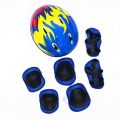 Kids helmet 7pcs/set Protective Gear with Adjustable Helmets Knee Pads Elbow Pads Wrist Pads for Bicycle Roller Skates. 