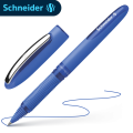 Schneider One Hybrid C 0.3mm - Rollerball Pen for Documents - conical tip for pleasantly soft writing - Ergonomically rubberised surface - Super consistent ink flow - Waterproof - Large ink reservoir with level indicator. 