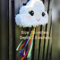 Cloud Shape Empty Pinata on Unicorn theme for Kids / Children Birthday Parties events. 