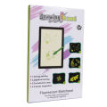 2 in 1 Magic Light Up Painting Drawing Board For Kids Portable Handwriting Toys For Boys & Girls Draw Sketch Art Educational Learning Drawing Slate For Kid Tracing Pad With Stickers & LED Pen Effect Glow In The Dark Art Doodle Color Fluorescent Sketchpad. 
