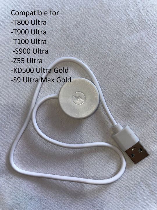 "Magnetic%20Wireless%20Charging%20Cable%20for%20Smartwatches%20-%20Compatible%20with%20T800%20Ultra%20/%20T900%20Ultra%20Smart%20Watches"%20-%20Image%202