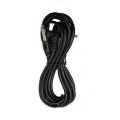 Guitar Cable - For Semi Acoustic & Electric Guitar - Black. 
