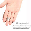 Anti-cut Finger Protector Stainless Steel Finger Guard Safe Vegetable Cutter Hand Guard Tool for Kitchen Cut Finger Protector Gadget Stainless Steel Finger Protector. 