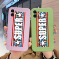 YIWESAN For Huawei Nova 7i Case Thin Side New Design Phone Case Square Edge Pattern Silicone Casing Fashion Tide Full Back Cover Camera Shockproof Protection Cases Softcase Men Women. 