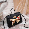 Square Sling Bag Handbag Bag Girls Bag Travel Gift Crossbody Bag With Scarf. 
