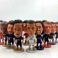 Football fan Real Madrid C Barcelona Messi Neymar Salah gift star doll playing puppet handmade model. 