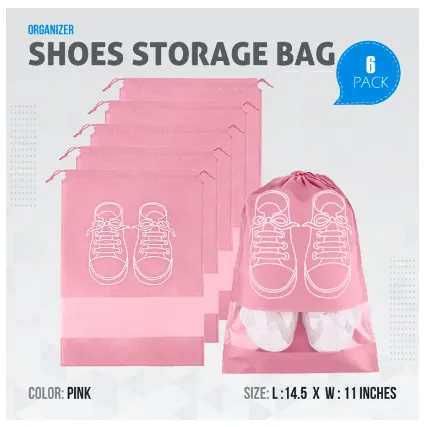 Pack%20of%206%20Shoe%20Bags%20for%20Travel%20Dust-proof%20Clear%20Window%20Non-Woven%20with%20Rope%20packing%20luggage%20suitcase%20Pouch%20Storage%20Organizer%20for%20Men%20and%20Women%20-%20Image%203