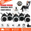 Wheels/Tyres/Casters set of 5 Pieces for Office Chair. 