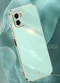 COROGI for Vivo Y01 Back Cover Luxury Elegant Plating Phone Case Camera Protector Soft Silicone Shockproof Protective Mobile Cases Pouch. 
