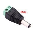 DC Power Jack Male and Female 5.5mm x 2.1mm CCTV Power Jack Adapter. 