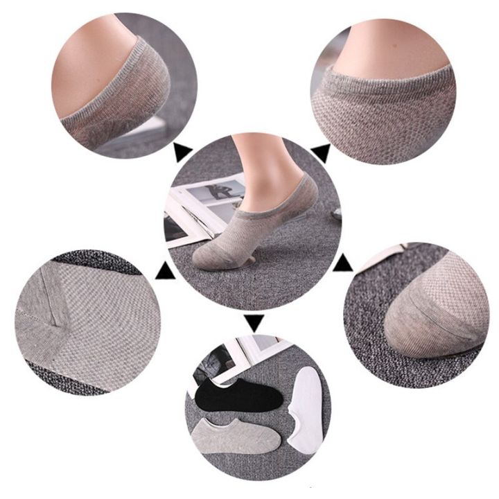 1%20Pair%20of%20Loafer%20Socks%20for%20Men%20and%20Women%20No%20Show%20Sockes%20Cotton%20Loafer%20Low%20Cut%20Socks%20Ankle%20Socks%20in%20Plain%20Random%20Colors%20(Black%20Blue%20White%20Grey)%20-%20Image%202