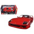 Bburago 1:64 FerrariF40 Competizione ( Red ) Race+ Play Ferrari Official Product Original. 