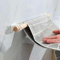 HYQZLTCA 8Pcs Self-Adhesive Hooks Wall Mounted Curtain Rod Bracket Shower Curtain Rod Fixed Clip Hang Rack. 