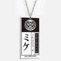 Anime Kakegurui Compulsive Gambler Necklace Jabami Yumeko Id Card Pendant Necklaces Cosplay Jewelry. 