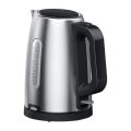 Braun PurShine 2200 Watts Water kettle, 1.7L Capacity, Black, Stainless Steel WK1500 BK. 