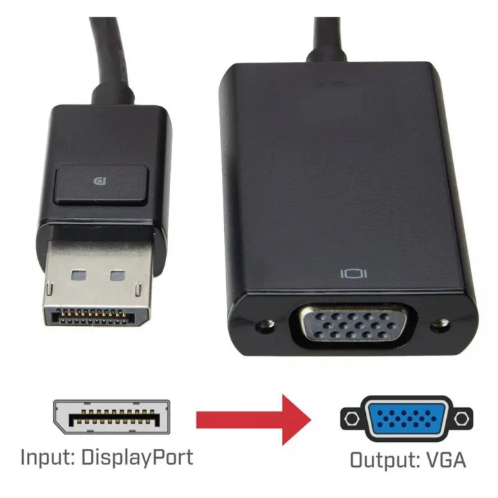 Brand%20New%20DisplayPort%20DP%20Male%20to%20VGA%20Female%20Adapter%20Display%20Port%20Converter%20Cable%20-%20Image%202