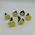 6 pcs Multi shapes Sponge Drawing Stamp DIY Foam Sponge Paint Brush Set Stencil Brush Value Pack of 6 Different Shapes. 