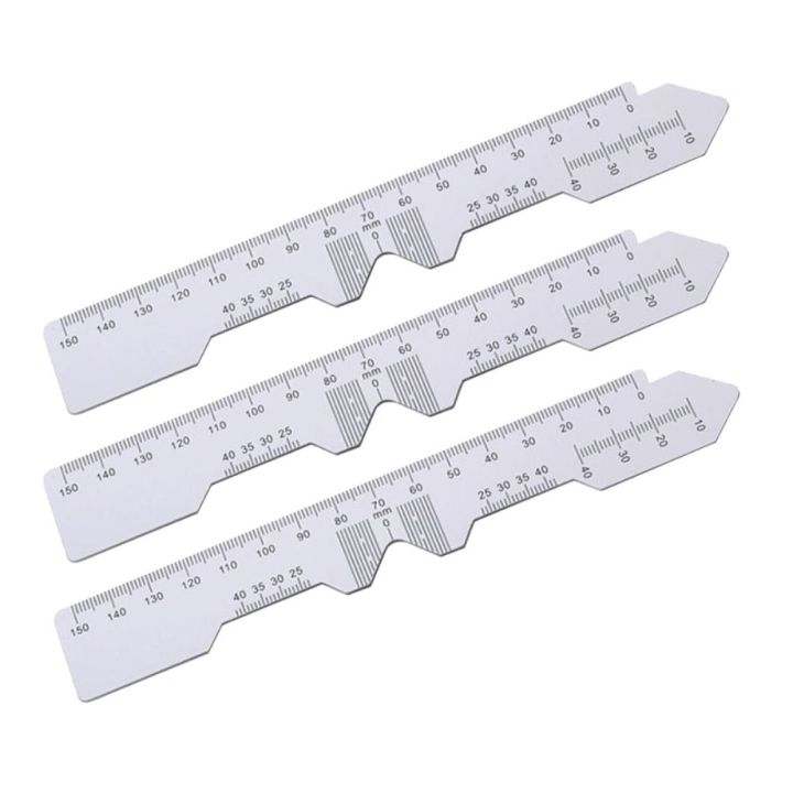 Almencla Pupil Distance Ruler - 5-Pack Soft Plastic PD Measurement Tool For Glasses