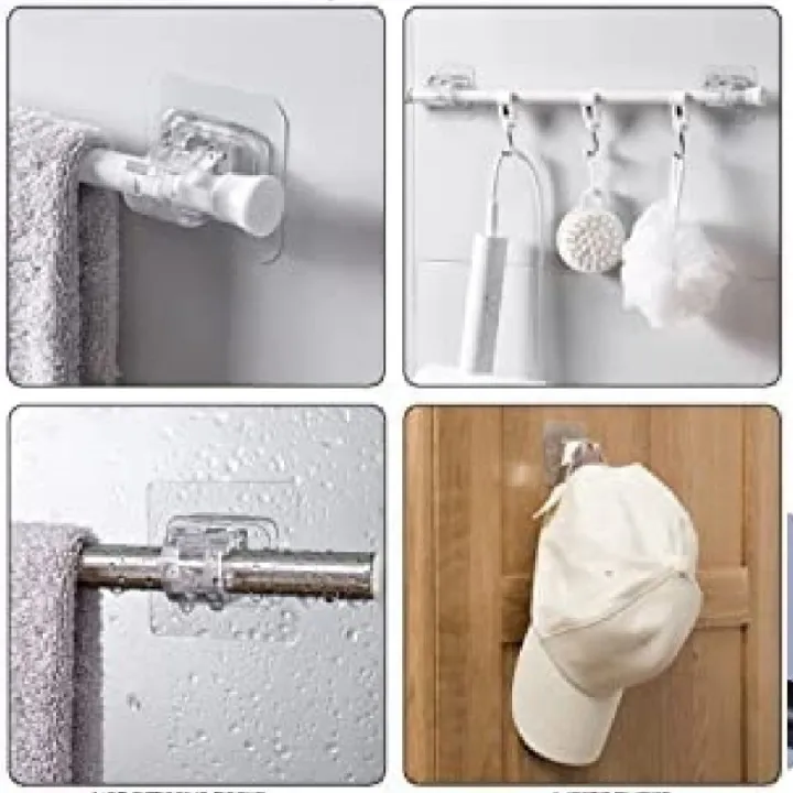 Pack%20of%202%20Transparent%20PVC%20Adhesive%20Curtain%20Rod%20Hook%20/%206%20Hooks%20Transparent%20Self%20Adhesive%20Door%20Wall%20Hangers%20Hooks%20for%20Kitchen%20Bathroom%20-%20Image%203