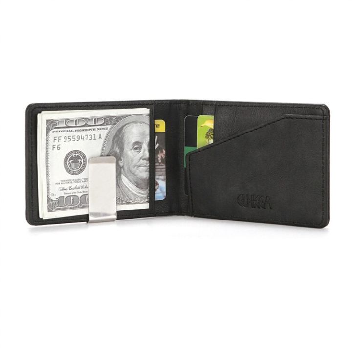 CUIKCA Wallet for Men Leather Wallet Slim Bifold Front Pocket Wallet Mens Money Clip Card Holder